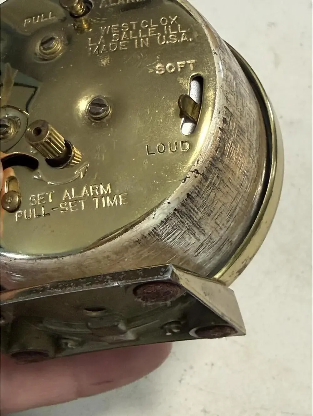 Vintage Westclox Baby Ben Wind Up Alarm Clock / Made in USA , Working